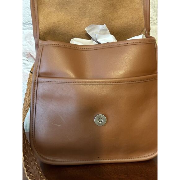 Leather Crossbody Brown Saddle Bag Type Handbag‎ - Picture 10 of 14